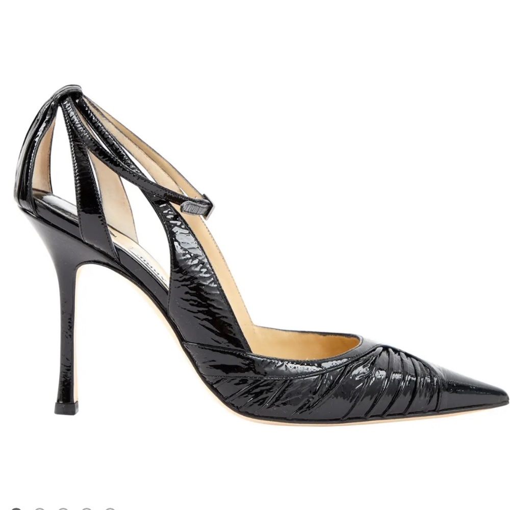 Jimmy Choo Patent Leather pointed toe heels